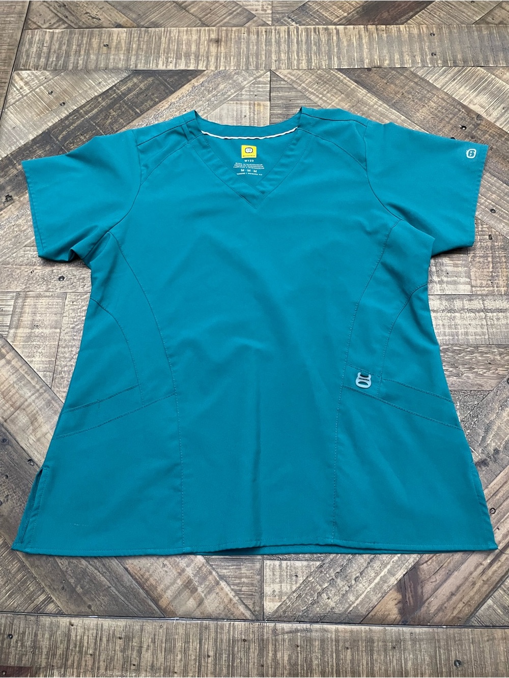 WonderWink W123 Women's Stylized V-Neck Scrub Top
